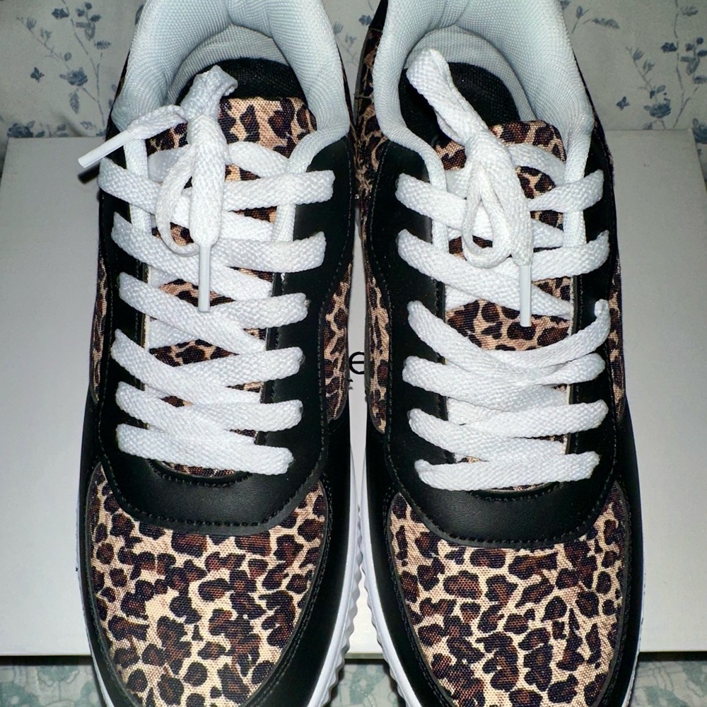 Leopard Print Women's Sneakers
